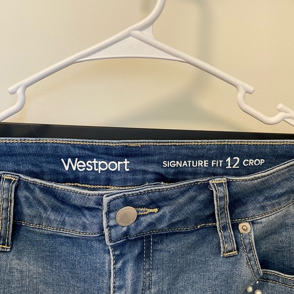 NWOT | Westport women’s signature fit crop jeans — size 12 - Picture 3 of 5